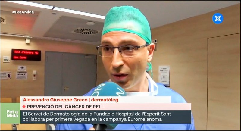 L’Hospital participa en la campanya Euromelanoma per a la detecció del càncer de pell