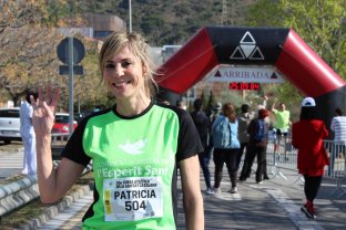 Patricia recorrió los 5,5 km de la carrera en 24:14 segundos.