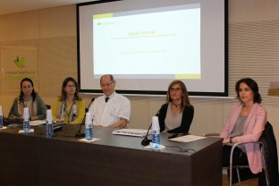 L’equip de professionals que participen en la salut dels treballadors de la FHES va presentar dades de medicina del treball, accidents laborals i incapacitats temporals.