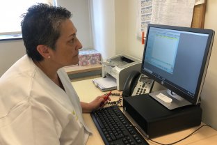 Charo Porron es la enfermera gestora de casos post-COVID19 de la FHES.