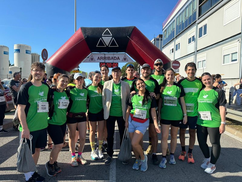 Los profesionales de la FHES, participan en la 31.ª Carrera Atlética de la Sanidad Catalana