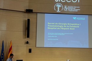 El Dr. Ustés en el XXXVII Congreso de la Sociedad Catalana de Cirugía Ortopédica y Traumatología