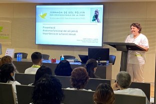 Dra. Lleberia, jefa del Servicio de Ginecología y Obstetrícia