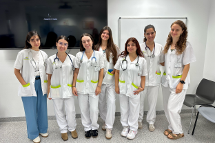 Les noves estudiants de pràctiques de la UB