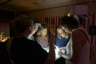 Professionals de la FHES participant a l'Escape Room