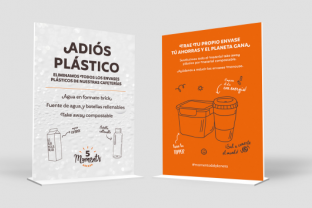 La Cafetería del Esperit Sant ya no servirá envases de plástico desechables.