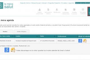 "Mi Salud" muestra las mismas citas que la carta de citación que se entrega a los pacientes del Hospital.