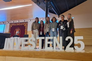 El equipo de enfermería de la FHES que participó en el encuentro