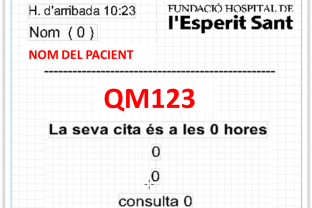 Nou format del tiquet imprès pel QMATIC