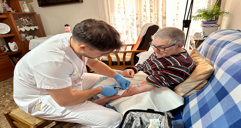 Professionals de la Unitat d'Hospitalització a Domicili