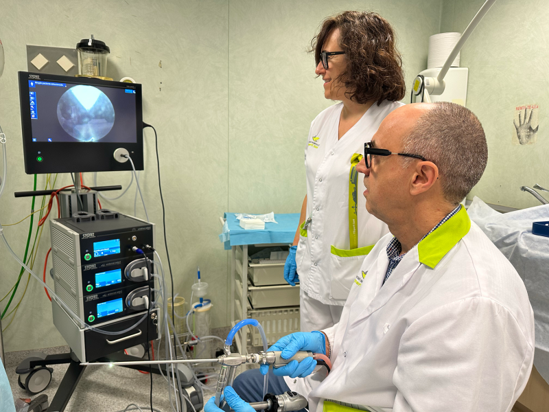 El Servicio de Ginecología incorpora un nuevo equipo de histeroscopia para mejorar la atención a las pacientes