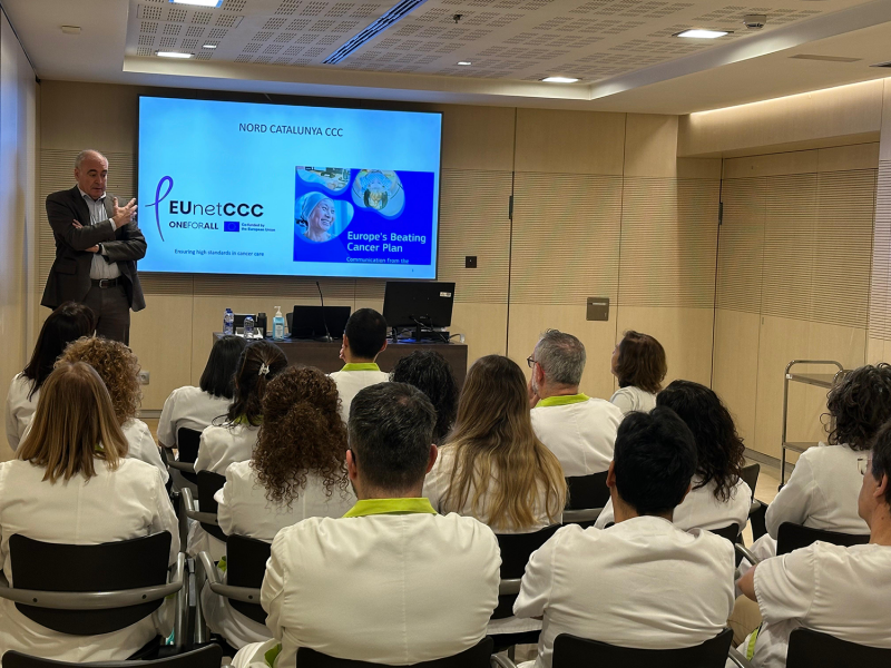 L’ICO presenta projecte Comprehensive Cancer Consortium a l’Hospital